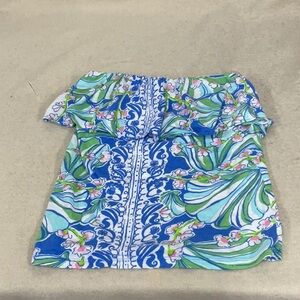EUC Woman’s Lilly Pulitzer ruffled tube top